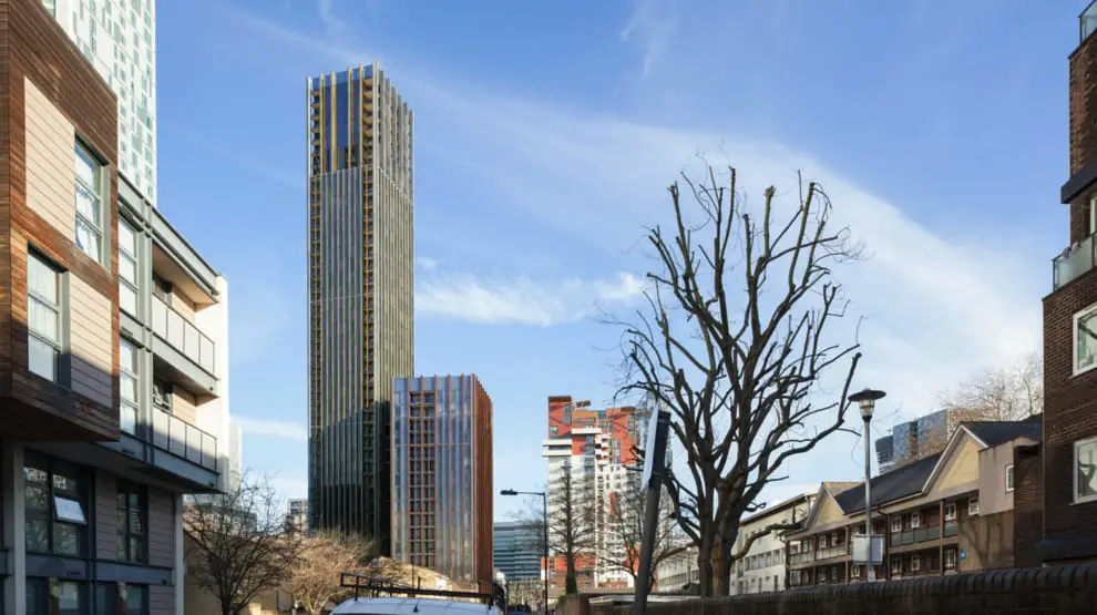 54 marsh wall has a stepped height to blend towards the low rise residential area to the south